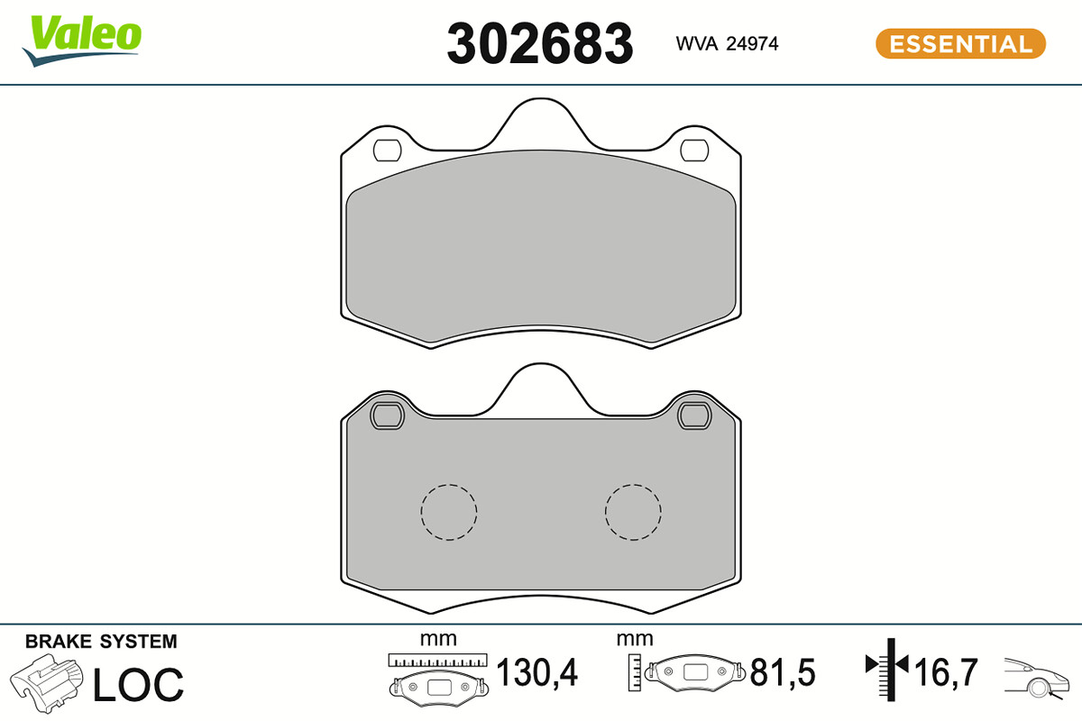 BRAKE PADS FIRST SEAT IBIZA IV FR
